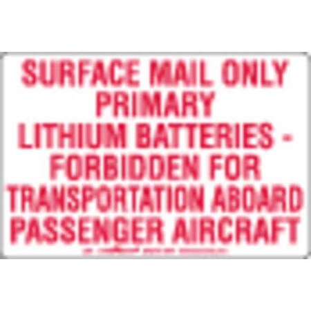 Labelmaster USPS Lithium Battery Marking, 4"x6", PK500 L520