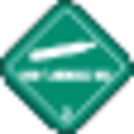 Labelmaster Hazmat Shipping Flag, Non-Flam Gas, PK500 ML4