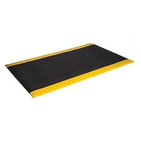Crown Matting Technologies Antifatigue Mat, 5 ft. L x 3 ft. W, Black/Yellow WB Z035YP