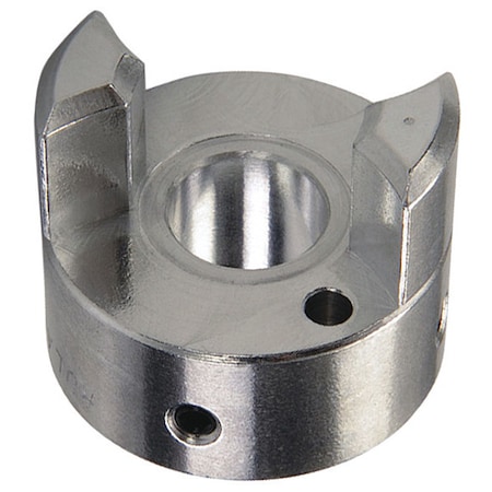 Ruland Set Jaw Coupling Hub, 9mm, Aluminum MJS33-9-A
