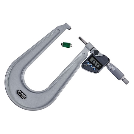 Mitutoyo Micrometer, Sheet Metal, F-F 1-2"IP65 389-352-32