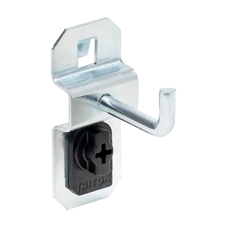 Triton Products 1 In. Single Rod 90 Degree Bend Steel Pegboard Hook for LocBoard, PK5 51119