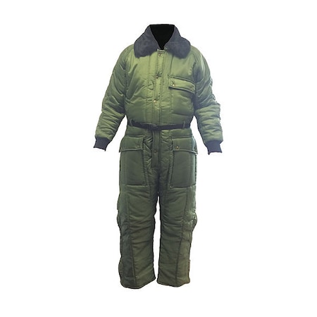 Polar Plus Insulated Heavy Duty Coverall, Green, XL 22013G-XL