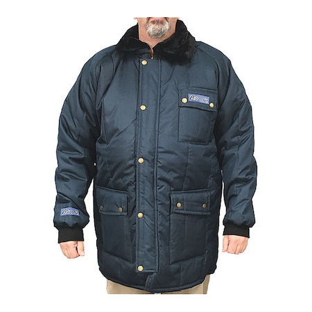 Polar Plus Coat, 840 Denier Coated Nylon, YKK Zipper, Navy, 6XL 34029N-6X