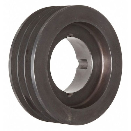 Powerdrive VBelt Pulley, 1/2"-2-1/2" Bushed, 7.75"O.D 3B154