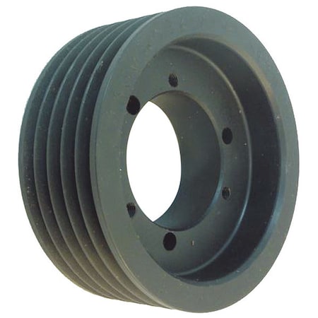 Powerdrive V-Belt Pulley, 1/2"-2-5/8"Bushed, 6"OD 53V600SK