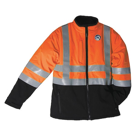 Polar Plus Insulated Softshell Hi Vis Jacket, Orange, 4XL 301HI-O-4XL ...