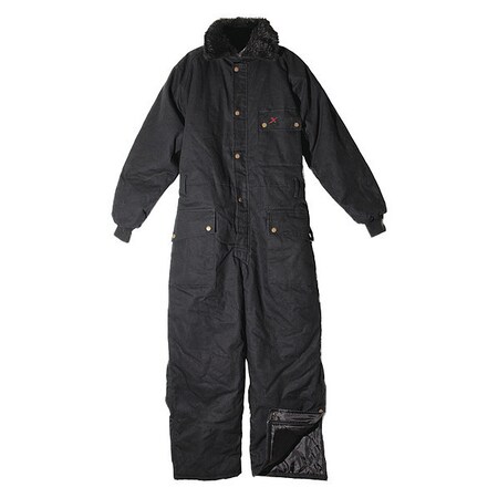 Polar Plus Cotton Duck Insulate Coverall, Blk, 4XL 102-DC-4XL