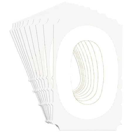 Brady NumberLabel, Polyester, 3inH, 2-3/8inW, PK10 5130P-0