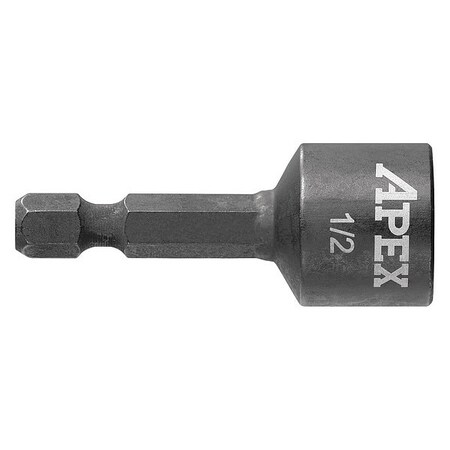 Apex Tool Group Bit, 1-7/8", Mag, Nut Setter, 1/2", 25 pcs. AMN1C32-25