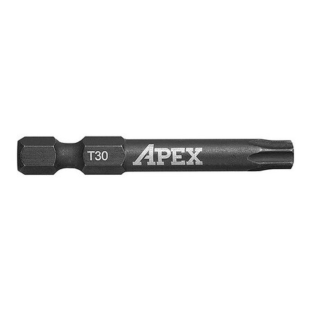 Apex Tool Group Bit, 2", Torx, Power Drive, T30, 50 pcs. AMB2TX30-50