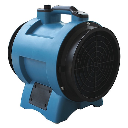 Xpower Industrial Confined Space Ventilator Fan, 12in Dia, 1/2 HP, 2600 CFM, 6A, Variable Speed X-12