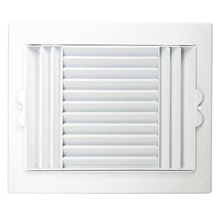 Deflecto 10 X 8 Ceiling Register Three Way Plastic Rgc108