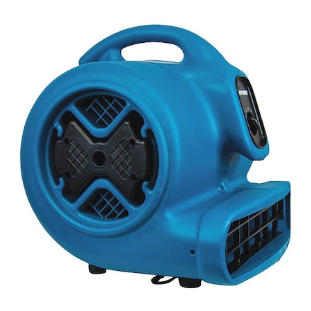 Xpower Air Mover, 1/2 HP, 2980 CFM, 5 Amps, 4 Positions, 3 Speeds P-630