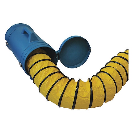 Xpower Ventilation Duct Hose Carrier for X-8, 8 in x 25 ft L, Polyester 8DHC25