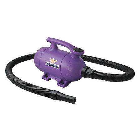 Xpower XPOWER B-2 Pro at Home Pet Grooming Dog Force Hair Dryer and Vacuum - Purple B-2-Purple