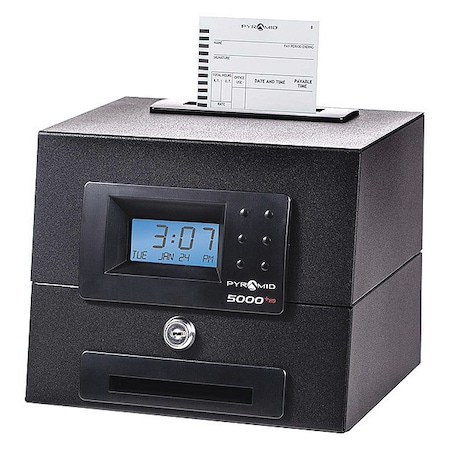 Pyramid Time Clock System, Digital, Calculating 5000HD