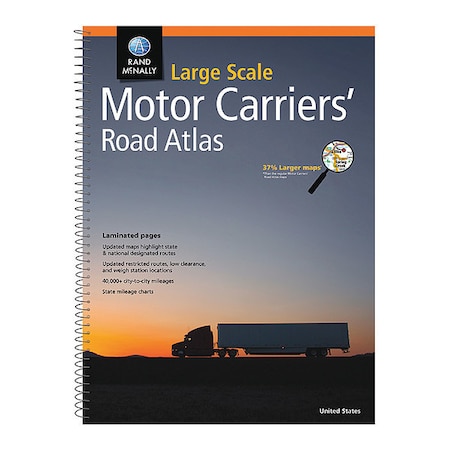 Rand Mcnally Large Motor Carriers Road Atlas, 2019 0528013238