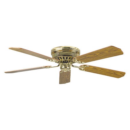 Concord Hugger Ceiling Fan 52 Polished Brass 52hug5bb Zoro Com