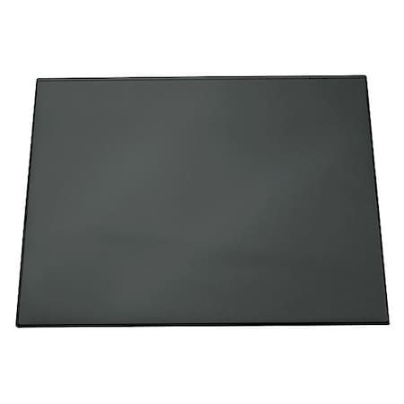 Durable Office Products Rect. Desk, Pad w/ Overlay, 26"x20", Bk 720301