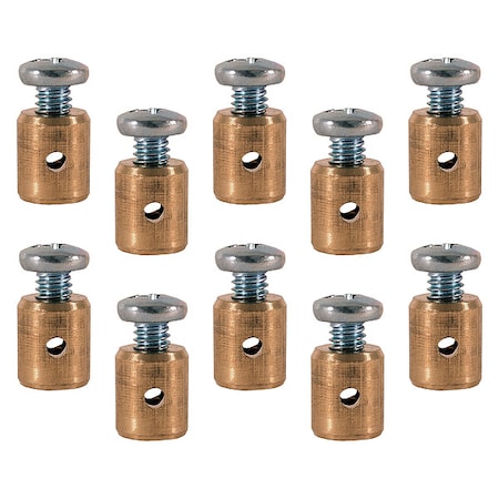 Buyers Products Throttle Stop, Brass (10/PK) 51610