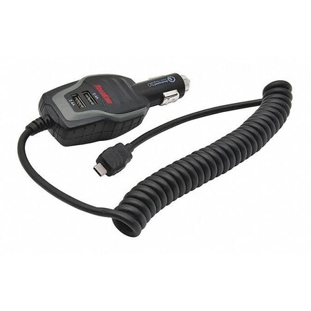 RoadKing Heavy-Duty 12V Charger with Dual 2.4A USB Ports, Qualcomm? 3.0, 6