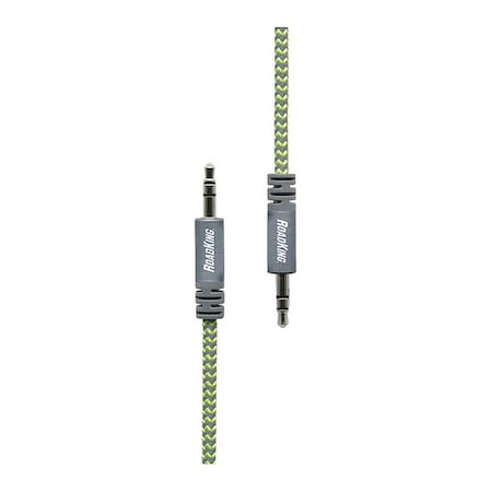 Roadking Heavy-Duty Audio Cable, Green, 6 ft. RK12135