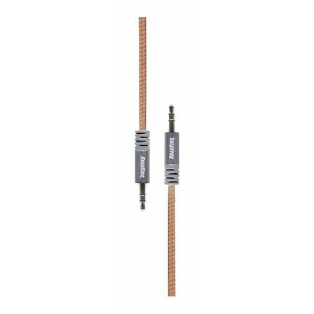 Roadking Heavy-Duty Audio Cable, Orange, 6 ft. RK12137