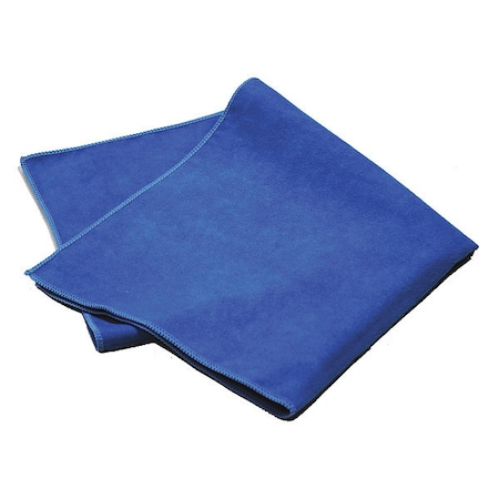 R & R Textile Mcrfbr Suede Cln/Plsh Cloth, 16"x16", PK12 Z73050