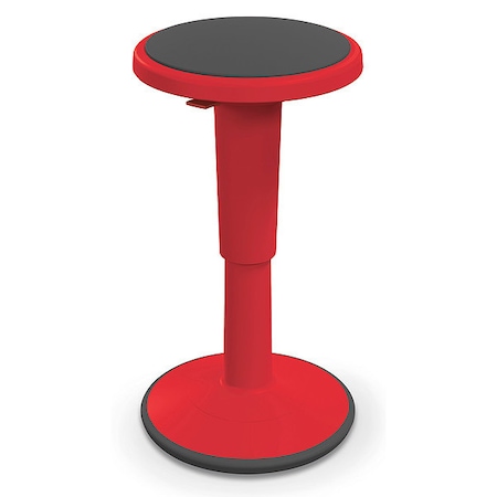 Mooreco Grow Stool, Height Adjustable, Shrt, Red 50960-RED