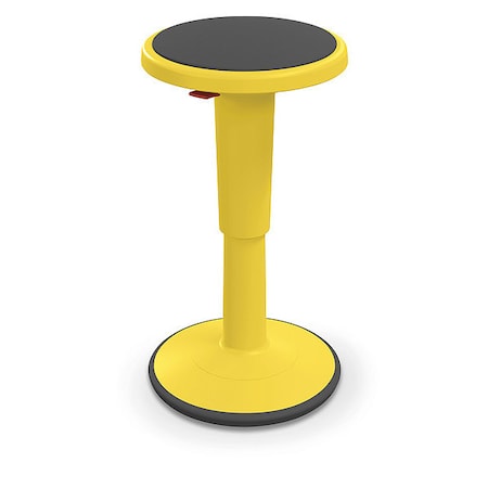 Mooreco Grow Stool, Height Adjustable, Shrt, Yellow 50960-YELLOW