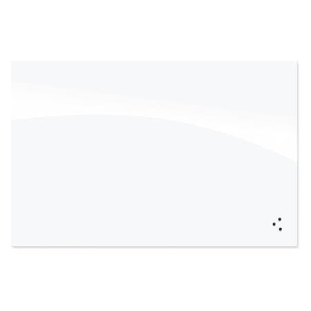 Mooreco Magnetic Glass Board, 47.24"H x70.87"W 83909