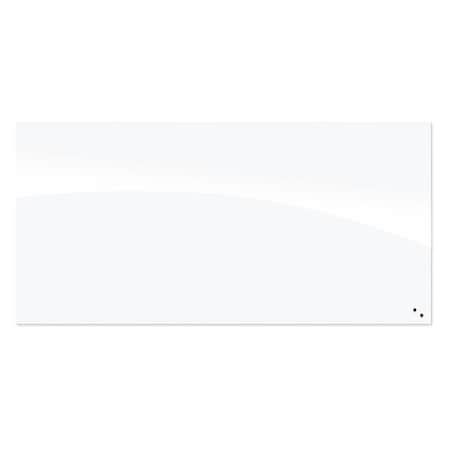 Mooreco Magnetic Glass Board, 47.24"H x94.49"W 83910