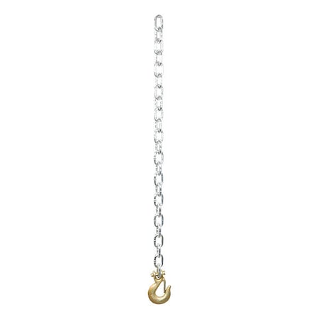 Curt Sfty Chain w/1 Clvs Hk, Clr Znc, 35", 80314 80314
