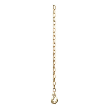 Curt Sfty Chain w/1 Clvs Hk, Clr Znc, 35", 80303 80303