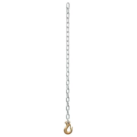 Curt Sfty Chain w/1 Clvs Hk, Clr Znc, 35", 80302 80302