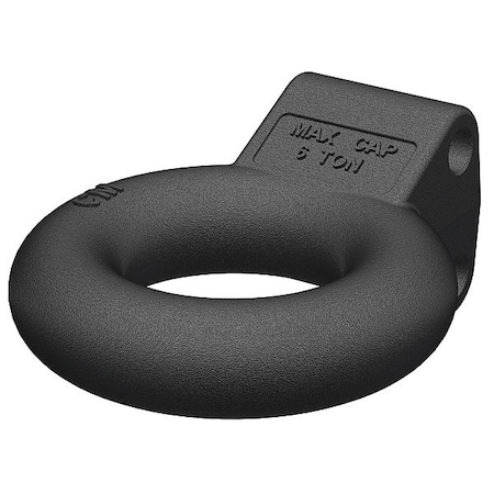 Curt Chnnl-Styl Lntt Eye, 12K lb., 3" I.D., Blk 48601