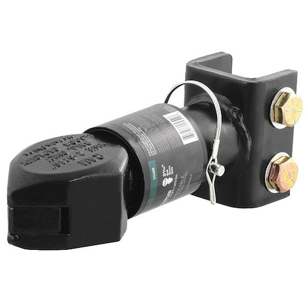 Curt Chnnl-Mnt Coupler w/Slv-Lck, Blk, 2-5/16" 25329