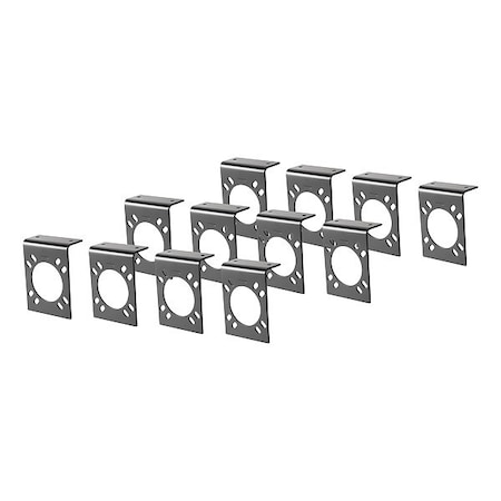 Curt Connector Mounting Brackets, 57205, PK12 57205
