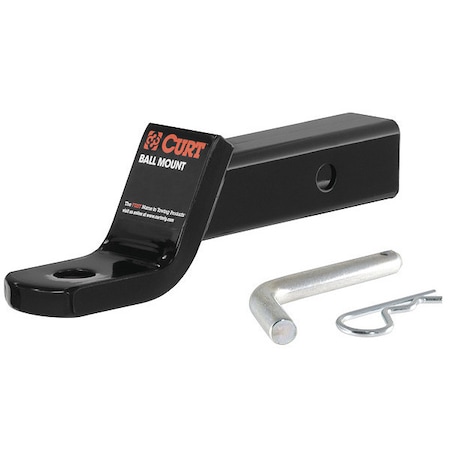 Curt Ball Mount, Class 3, w/Pin, 2" Shank, 45032 45032