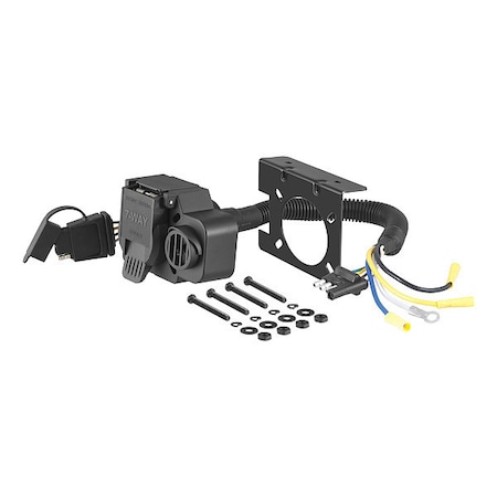 Curt Dual-Output Adapter w/Backup Alarm 57102