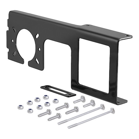 Curt Easy Mnt Brckt for 4 or 5 Flt/6 or 7 Rnd 58003
