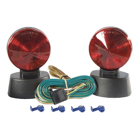 Curt Magnetic Tow Lights w/Storage Case 53204