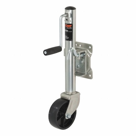 Curt Marine Jack w/6" Whl, 1200 lb., 10" Travel 28112