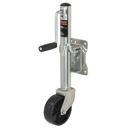 Curt Marine Jack w/6" Whl, 1200 lb., 10" Travel 28113