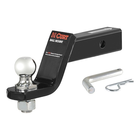Curt Loaded Ball Mount w/1-7/8" Ball, 4" Drop 45055