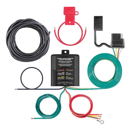 Curt Pwrd 3-to-2-Wre Taillght Converter, 59496 59496