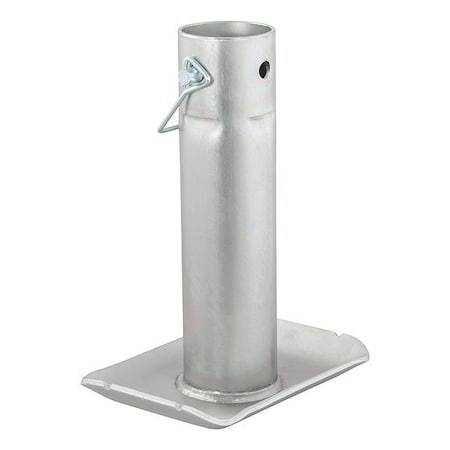 Curt Pin-On Jack Foot, Fits 2" Tube, 8-1/2" H 28274