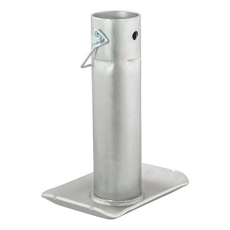 Curt Pin-On Jack Foot, 2000 lb., 8-1/2" H 28275