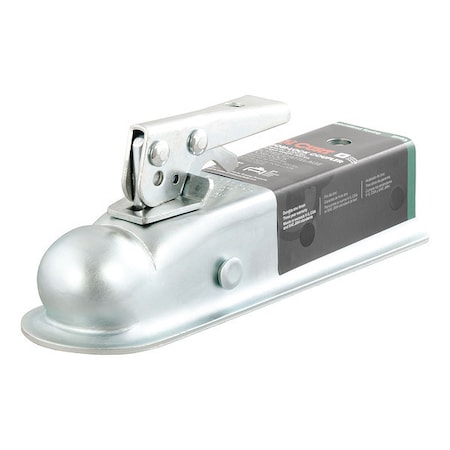 Curt Straight-Tongue Coupler w/Posi-Lock, 2" 25153